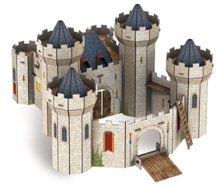 El castillo medieval 3d