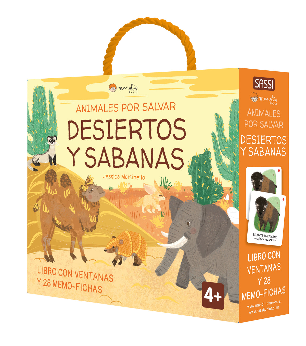 Animales por salvar desiertos y sabana