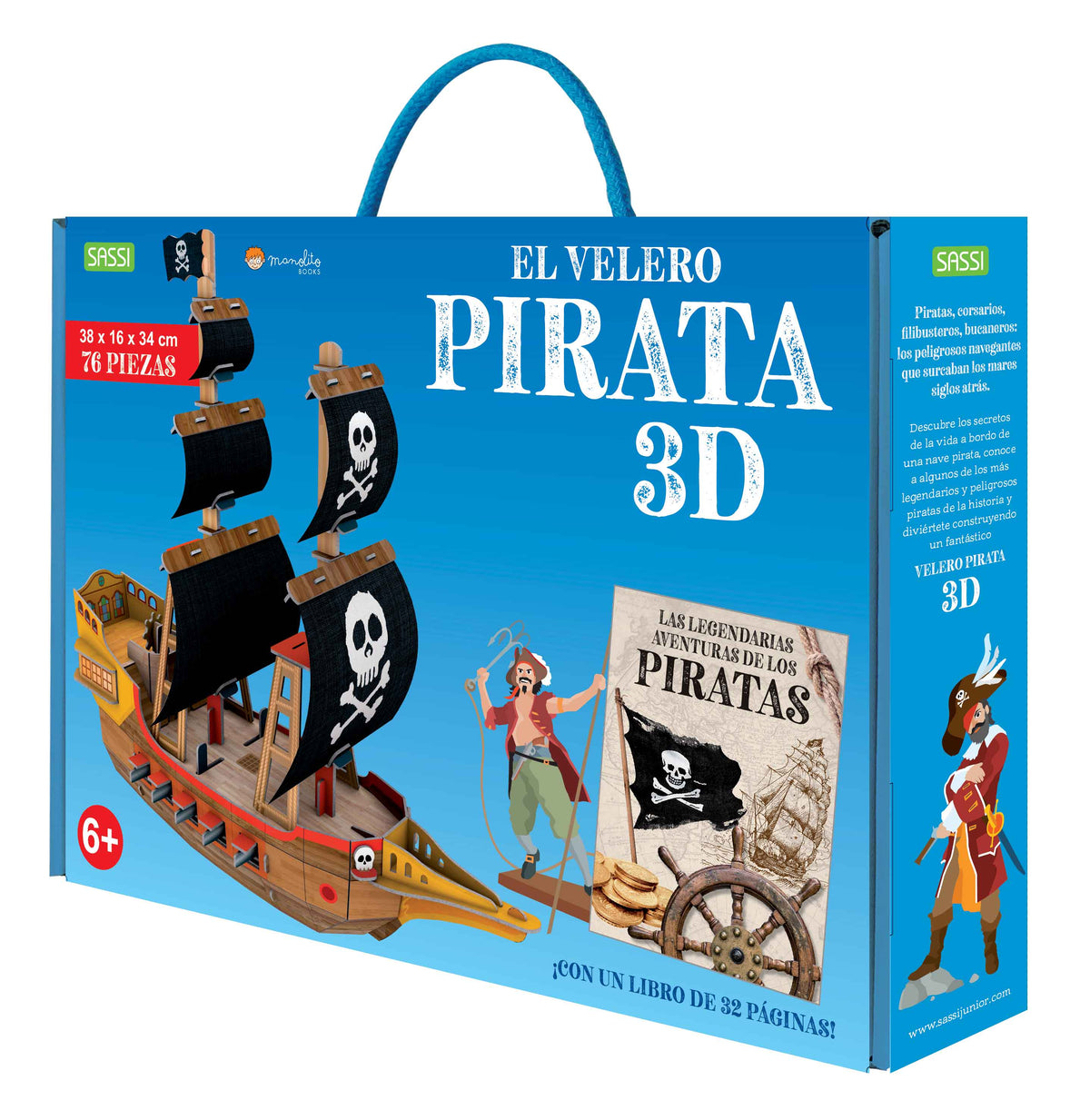 El velero pirata 3d